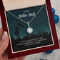 TO MY BETTER HALF,  ETERNAL HOPE NECKLACE, UNIQUE GIFT WITH MESSAGE CARD,  ANNIVERSARY AND BIRTHDAY GIFT HER