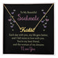 TO MY BEAUTIFUL SOULMATE, CUSTOM NAME NECKLACE, GIFT FOR HER, NECKLACE PENDANT WITH MESSAGE CARD, FOR WIFE FROM HUSBAND