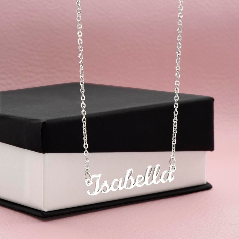 Custom Name Necklace For Her, Birthday , Anniversary Gift For Her, Women Name Necklace, Gift For Wife Daughter Mom Etc.