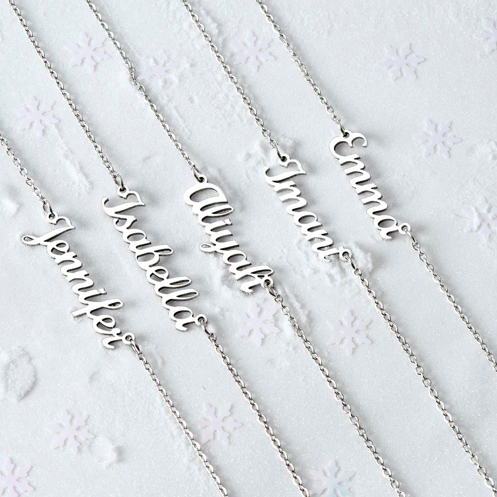 Custom Name Necklace For Her, Birthday , Anniversary Gift For Her, Women Name Necklace, Gift For Wife Daughter Mom Etc.