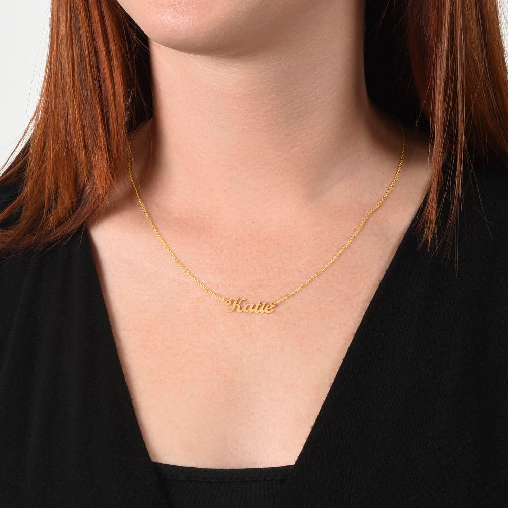 Custom Name Necklace For Her, Birthday , Anniversary Gift For Her, Women Name Necklace, Gift For Wife Daughter Mom Etc.