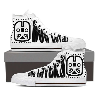 Dog's Lovers Men's High Top Canvas Shoe