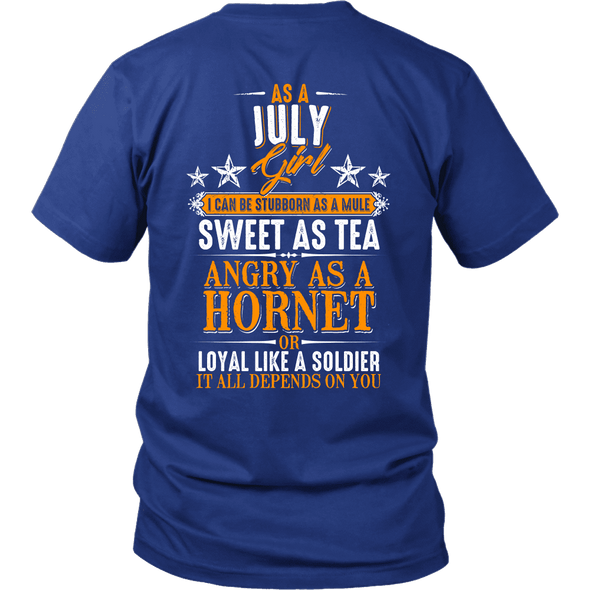 Limited Edition ***July Girl Sweet As Tea Back Print*** Shirts & Hoodies