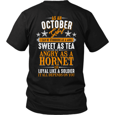 Limited Edition ***October Girl Sweet As Tea Back Print*** Shirts & Hoodies