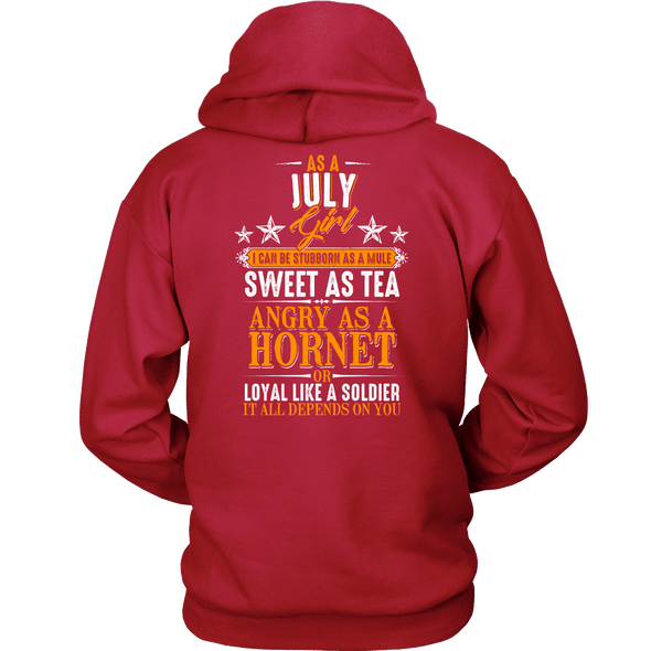 Limited Edition ***July Girl Sweet As Tea Back Print*** Shirts & Hoodies