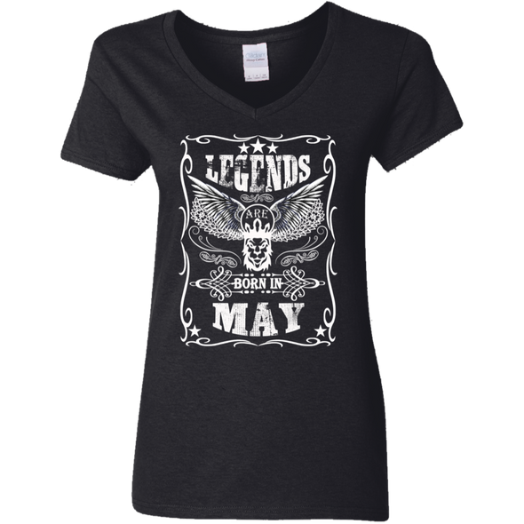 Newly Launched **Legends Are Born In May** Shirts & Hoodies