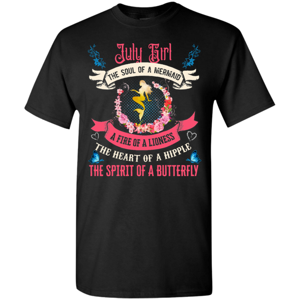 Limited Edition **July Girl With Soul Of Mermaid** Shirts & Hoodies