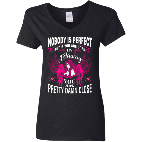 Limited Edition **Nobody Is Perfect Then February Girl** Shirts & Hoodies