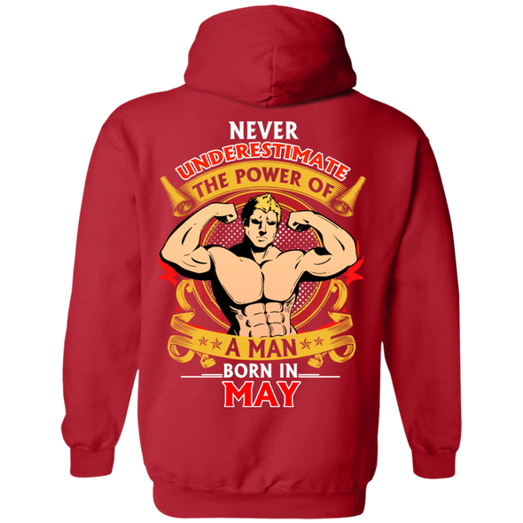 Limited Edition **Power Of A Man Born In May** Shirts & Hoodies