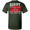 Limited Edition **November Super Sexy Girlfriend** Shirts & Hoodies