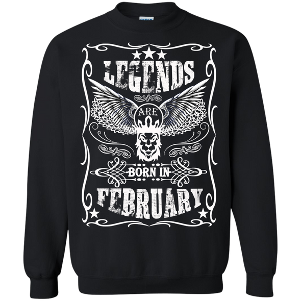 Newly Launched **Legends Are Born In February** Shirts & Hoodies