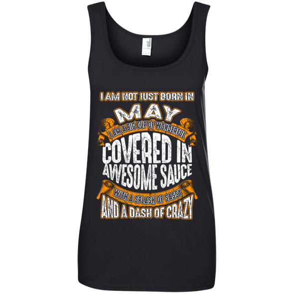 **Wonderful May Girl Covered In Awesome Sauce** Shirts & Hoodies