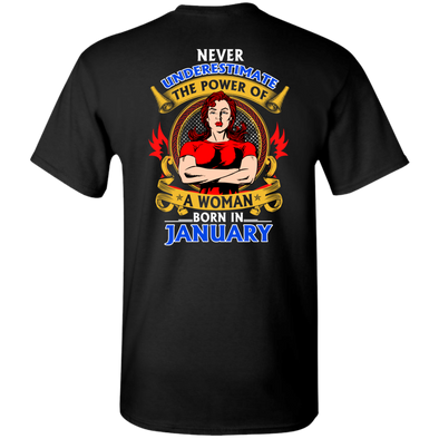 Limited Edition **Power Of Women Born In January** Shirts & Hoodies