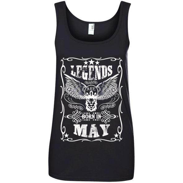 Newly Launched **Legends Are Born In May** Shirts & Hoodies