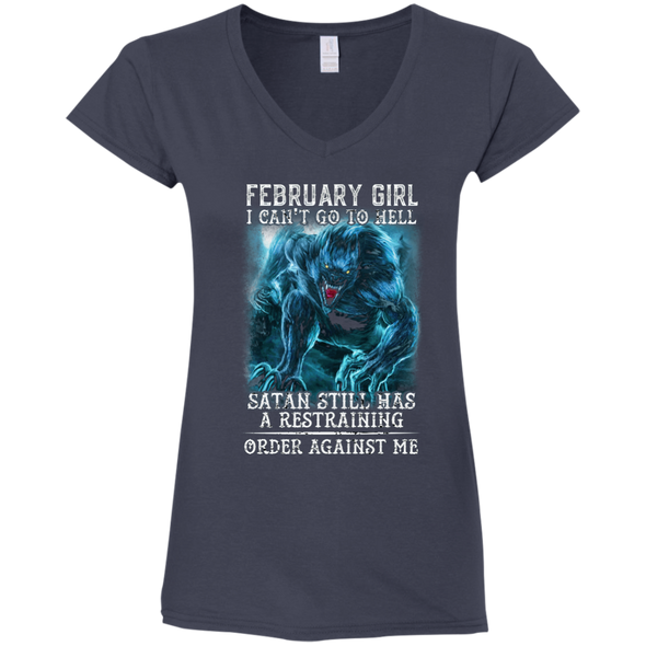 Limited Edition **As A February Girl I Can't Go To Hell** Shirts & Hoodie