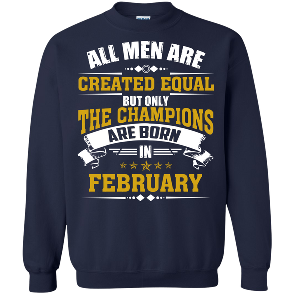 Limited Edition **Champions Are Born In February** Shirts & Hoodies