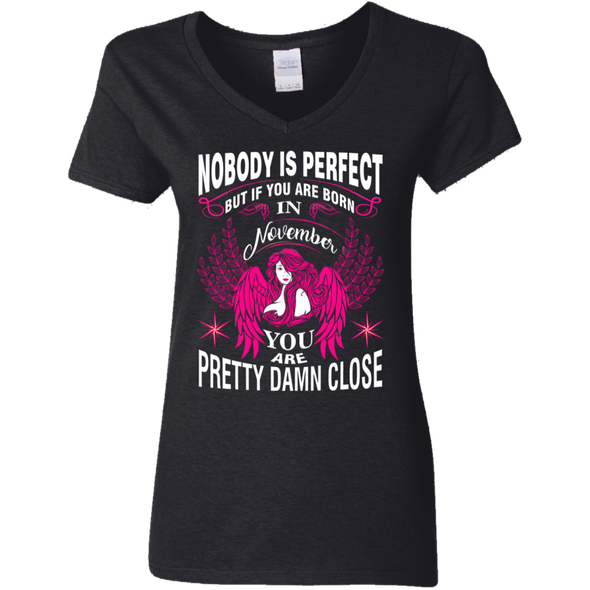 Limited Edition **Nobody Is Perfect Then November Girl** Shirts & Hoodies