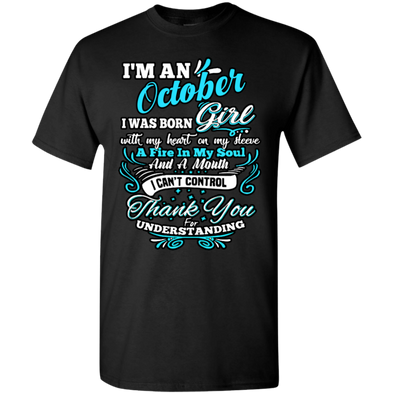 Latest Edition **October Girl With Fire In A Soul** Shirts & Hoodies