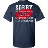 Limited Edition **November Super Sexy Girlfriend** Shirts & Hoodies