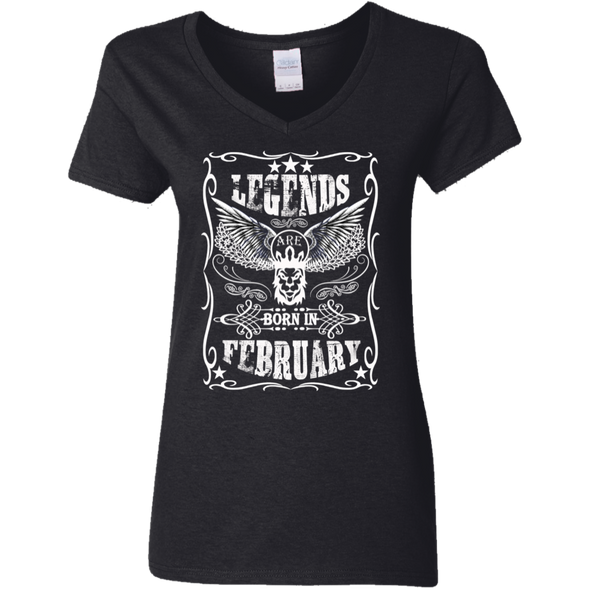 Newly Launched **Legends Are Born In February** Shirts & Hoodies