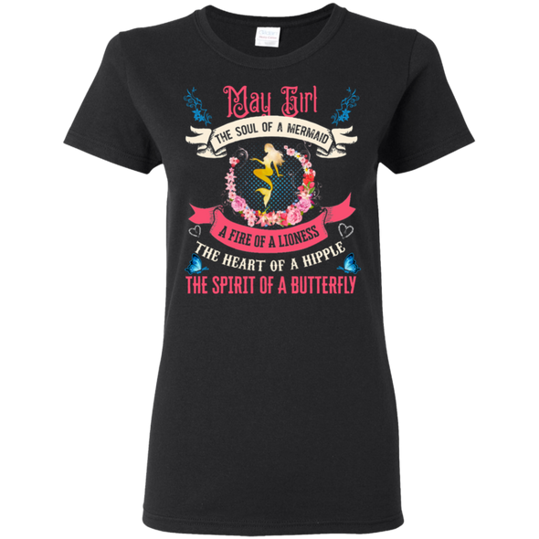 Limited Edition **May Girl With Soul Of Mermaid** Shirts & Hoodies