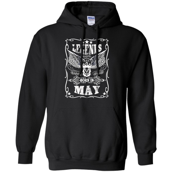 Newly Launched **Legends Are Born In May** Shirts & Hoodies