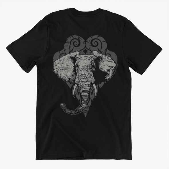 Unisex T-shirt With Elephant Print