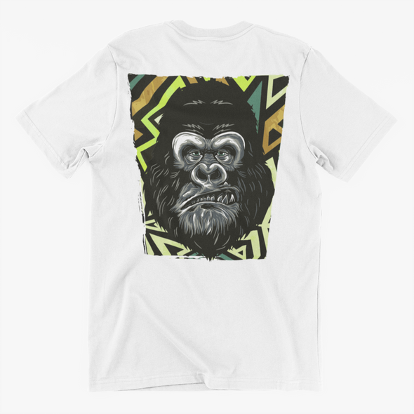 Unisex T-shirt With Gorilla Print