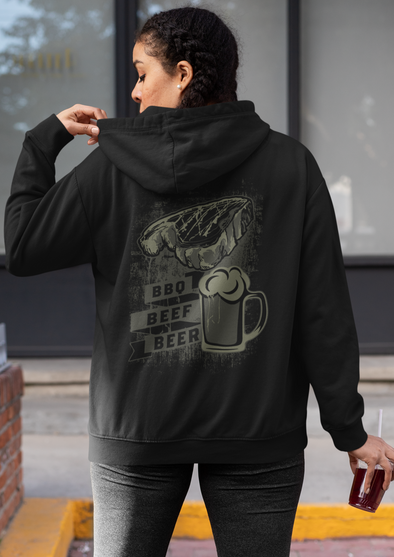 Authentic Barbeque Printed Unisex Hoodie