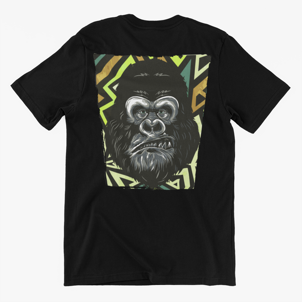 Unisex T-shirt With Gorilla Print