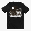 Unisex T-shirt With Deer Vintage Print