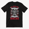 Unisex T-shirt With All Men Are Bikers Print