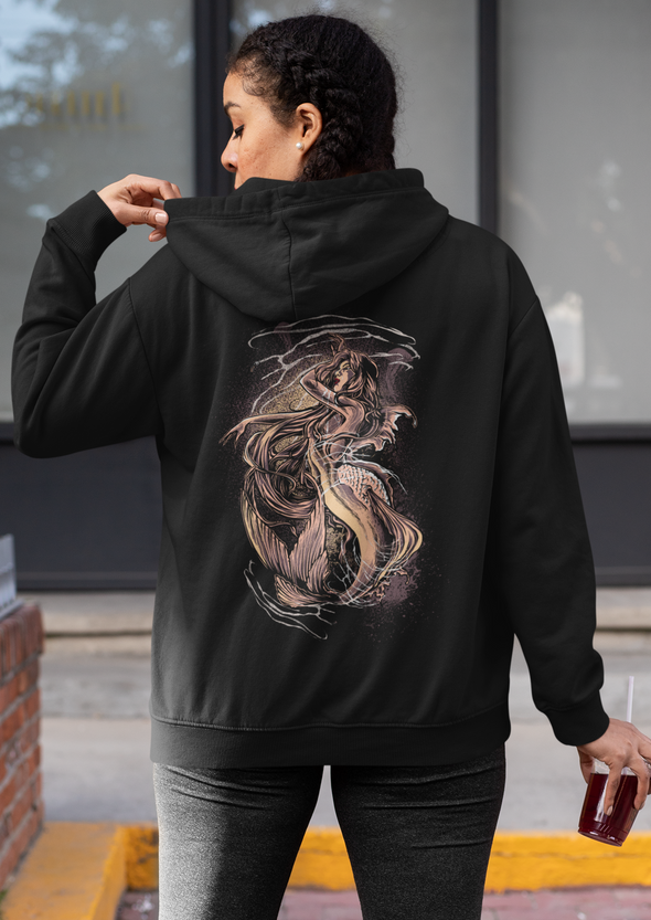 Unisex Mermaid Printed Hoodie