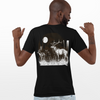 Unisex T-shirt With Deer Vintage Print