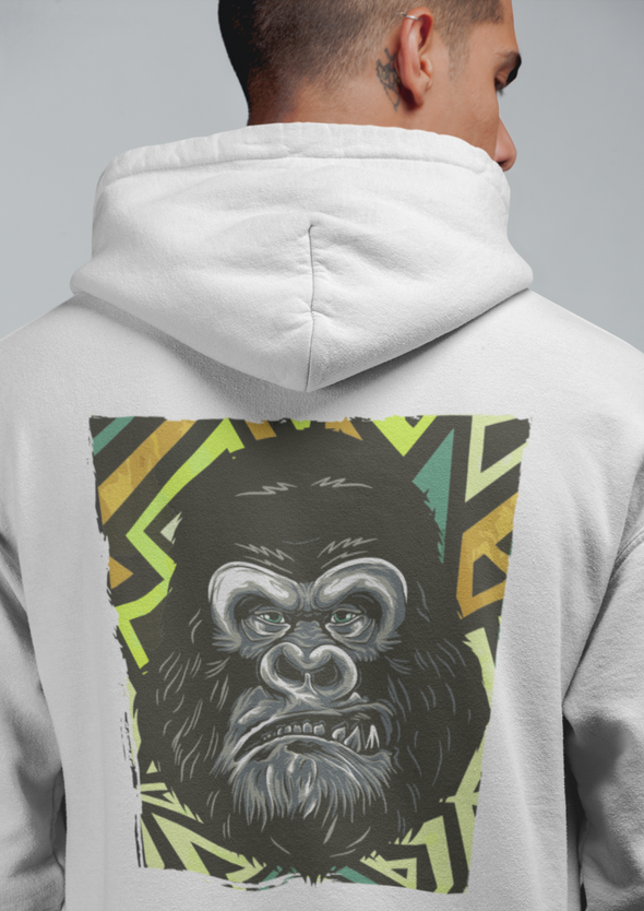 Unisex Gorilla Printed Hoodie