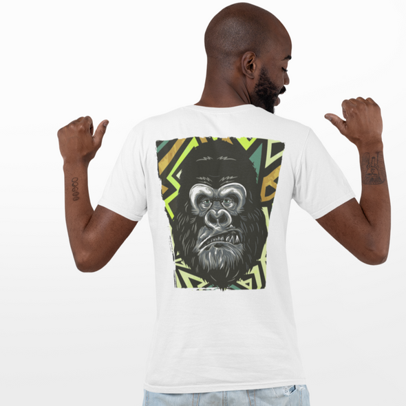 Unisex T-shirt With Gorilla Print