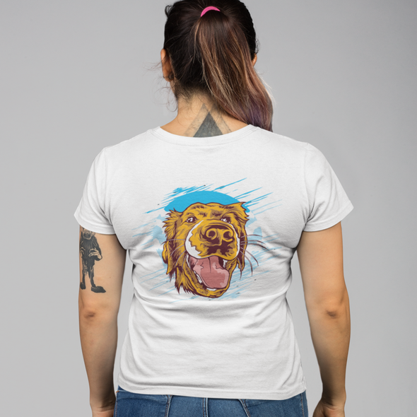 Happy Dog Printed Unisex T-shirt