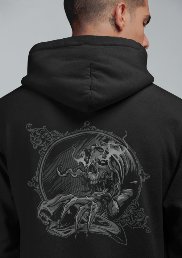 Unisex Skull Printed Hoodie