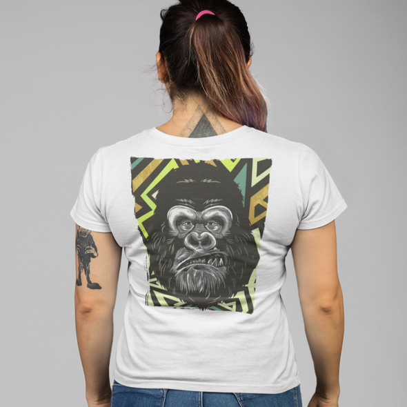 Unisex T-shirt With Gorilla Print