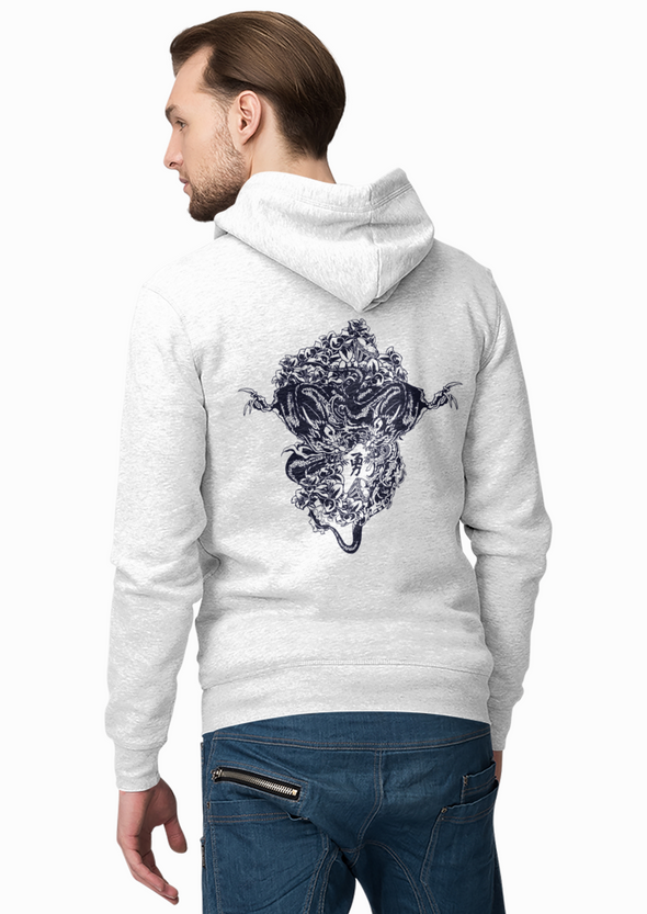 Unisex Dragon Printed Hoodie