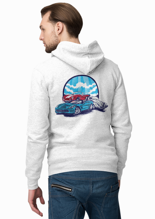 Unisex Corvete Classic Printed Hoodie