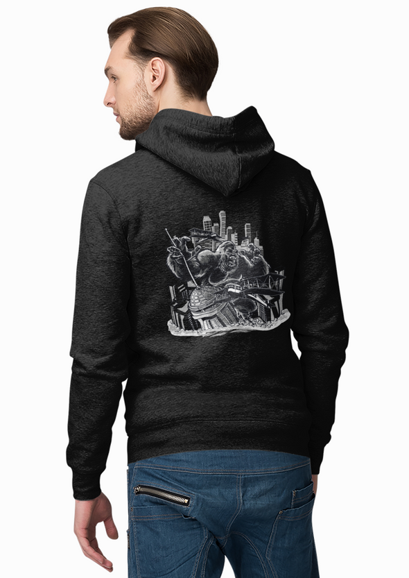 Gorilla Printed Unisex Hoodie