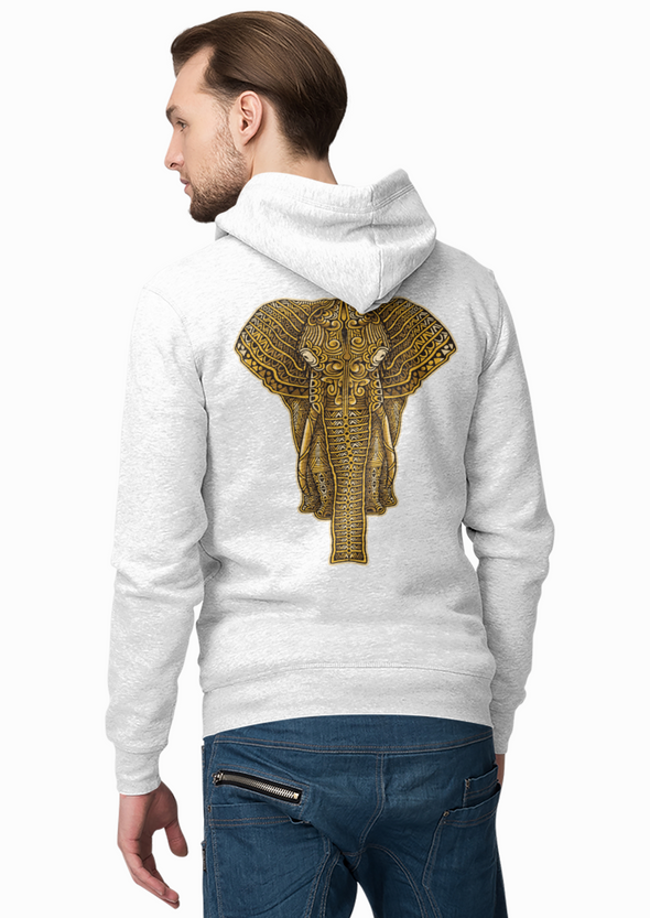 Golden Elephant Printed Unisex Hoodie