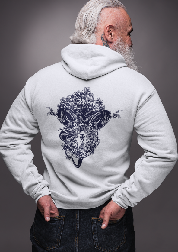 Unisex Dragon Printed Hoodie