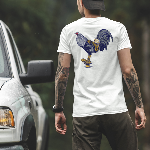 Unisex T-shirt With Gamefowl Print