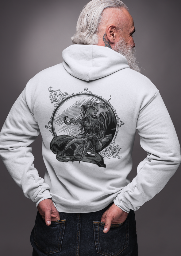 Unisex Skull Printed Hoodie