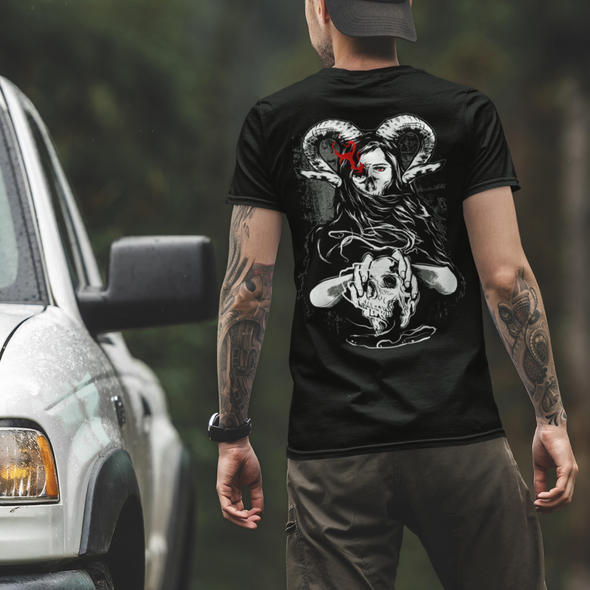 Unisex T-shirt With Devil Print