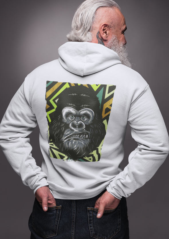 Unisex Gorilla Printed Hoodie