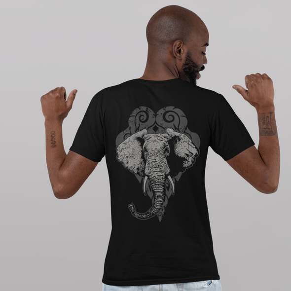 Unisex T-shirt With Elephant Print