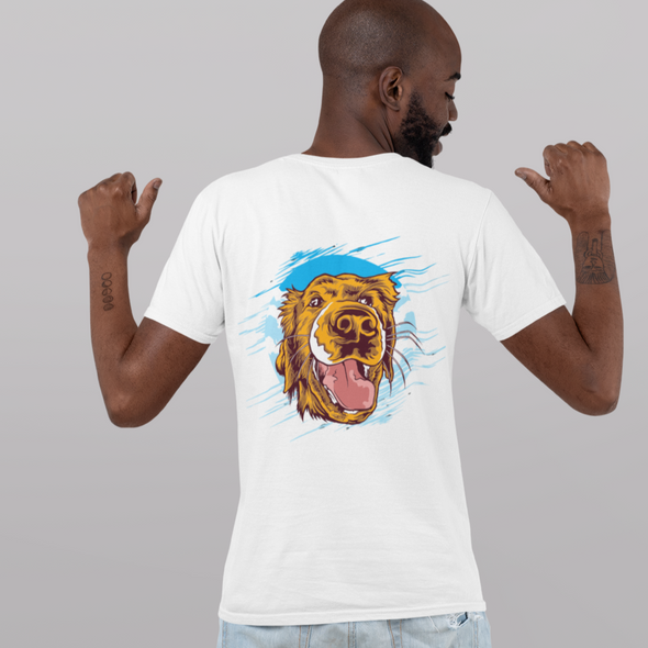 Happy Dog Printed Unisex T-shirt